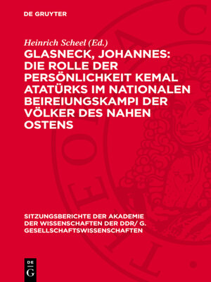 cover image of Glasneck, Johannes